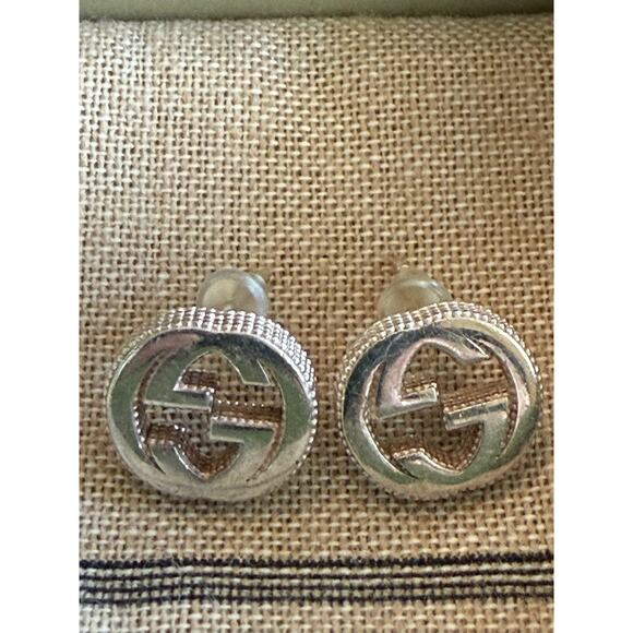 Gucci GG Interlocking 925 Sterling Silver Earrings*Full Inclusion*Dustbag/Box - Picture 7 of 7